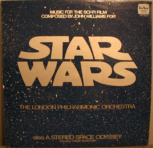 STAR WARS (La Guerre des étoiles ) Bande originale du film .. Pochette  ouvrante vide sans vinyle (gatefold cover / no vinyl) 20th century fox stec  264/65 France